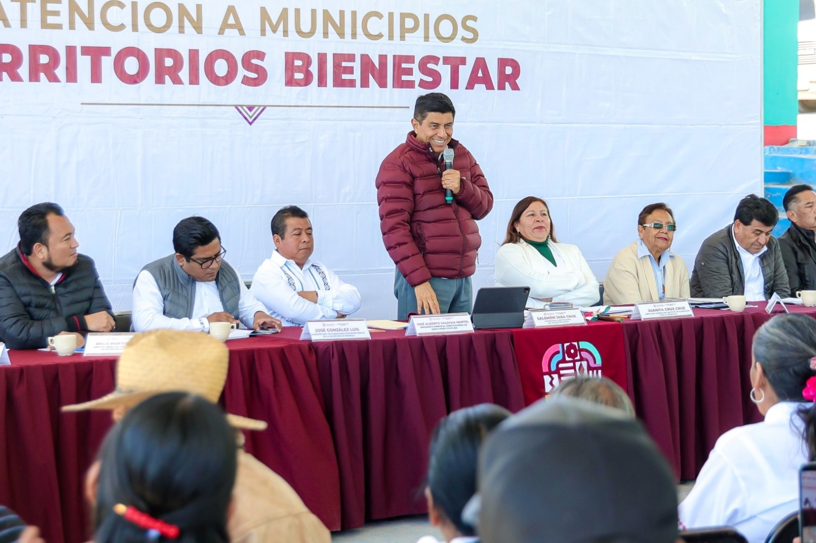 Refrenda Salomón Jara compromiso para sacar de la pobreza a Santa María